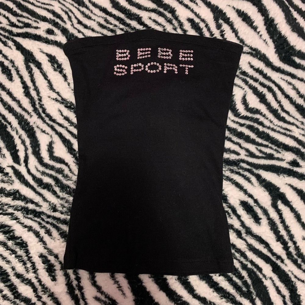 bebe rhinestone tube top